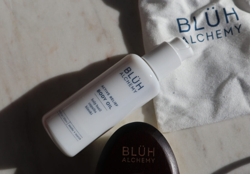 Blüh Alchemy Active Relief Body Oil Review