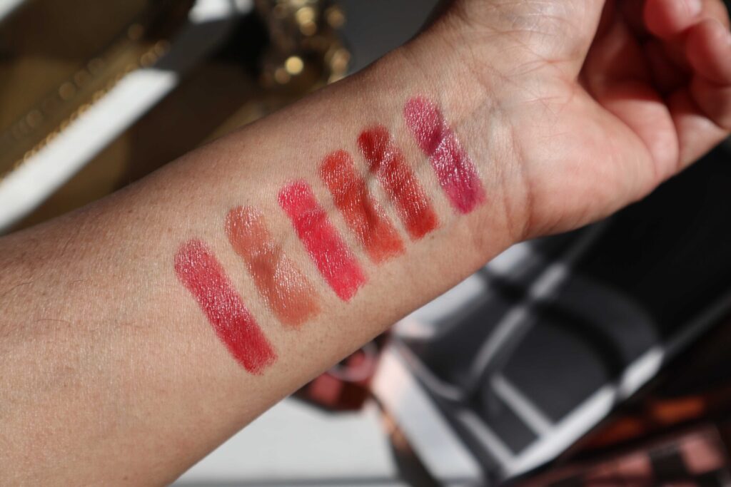 Nars Afterglow Sensual Shine Swatches
