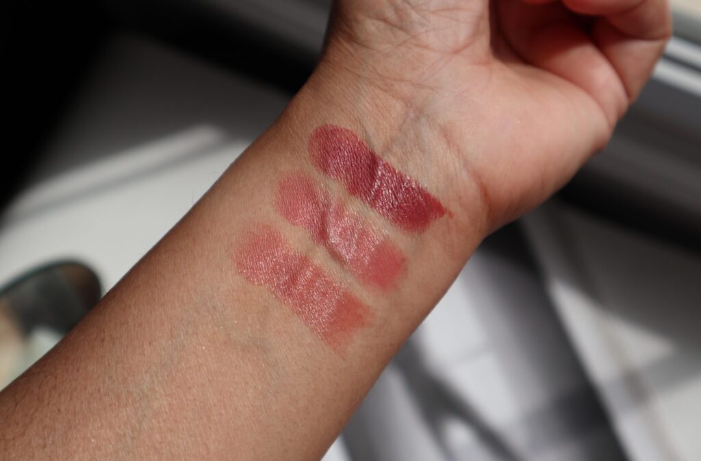 Chantecaille Cheetah Collection Lipstick Swatches