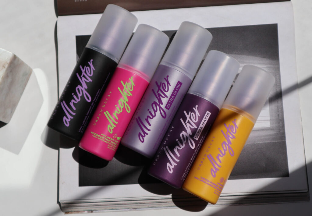 Urban Decay All Nighter Makeup Setting Sprays Review