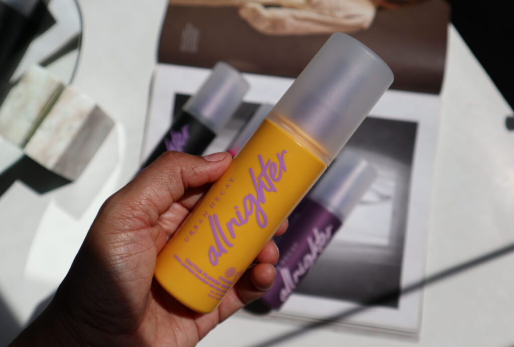 Urban Decay All-Nighter Ultra Glow Setting Spray Review