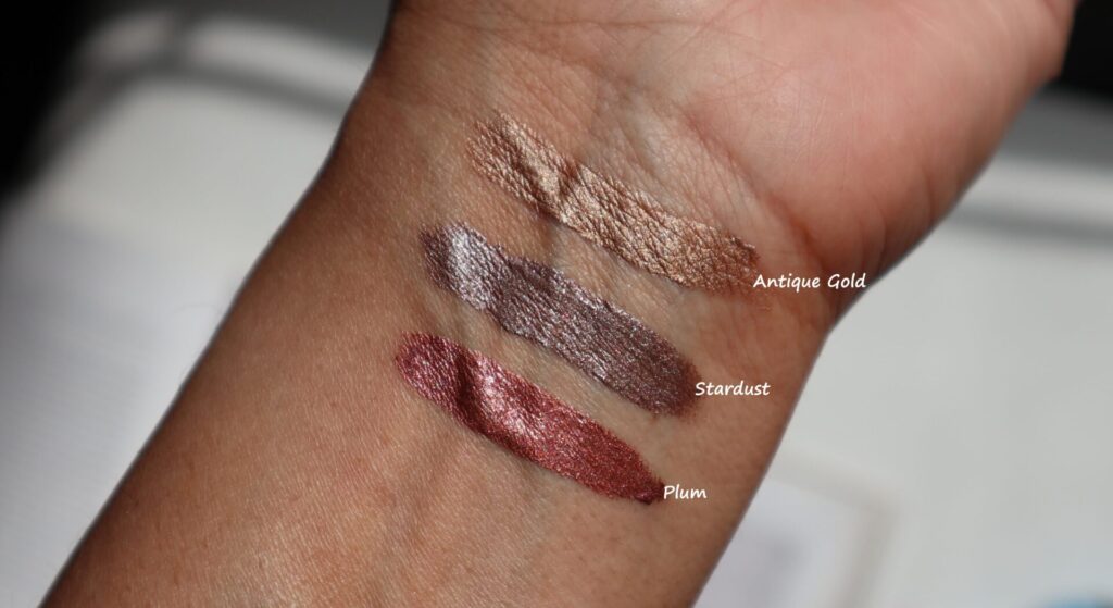 Sisley Paris Ombre Eclat Liquide Eyeshadow Swatches 7, 8, 9