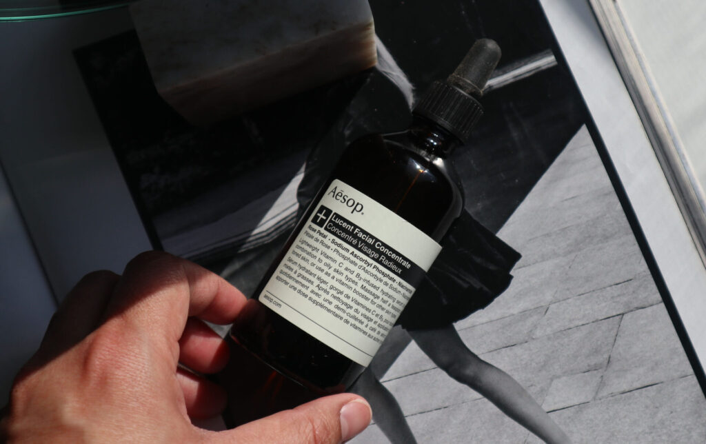 Aesop Lucent Facial Concentrate how to and review