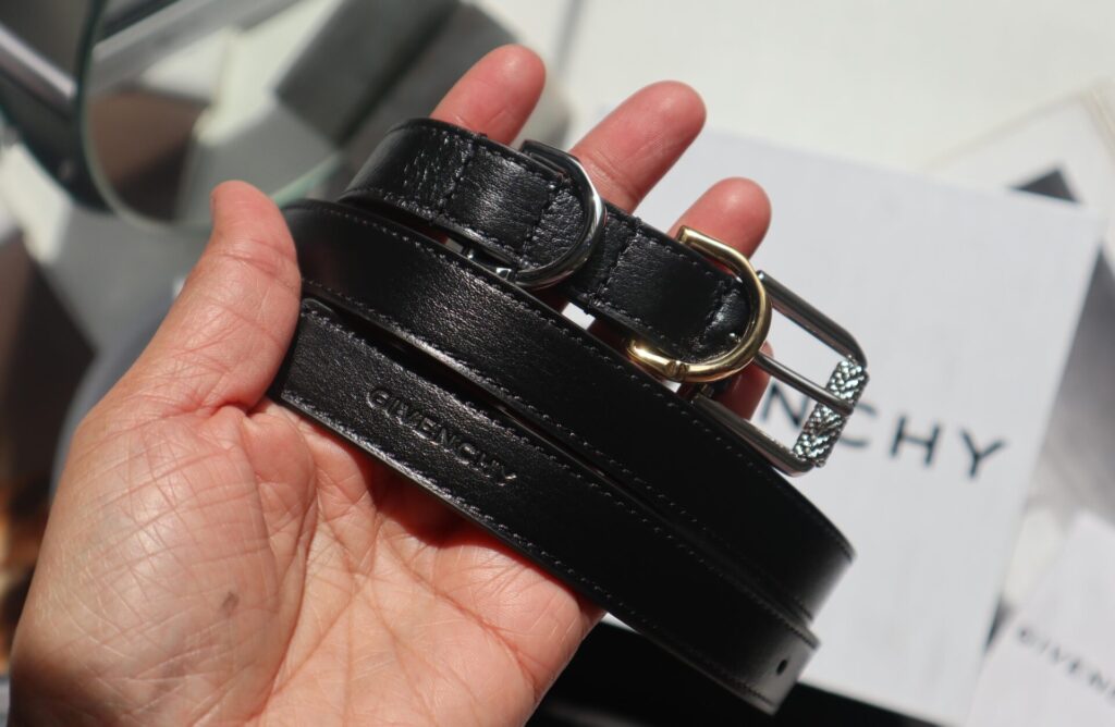 Givenchy Black Voyou Belt Review