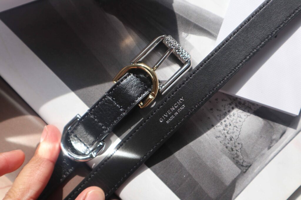 Givenchy Black Voyou Belt Review